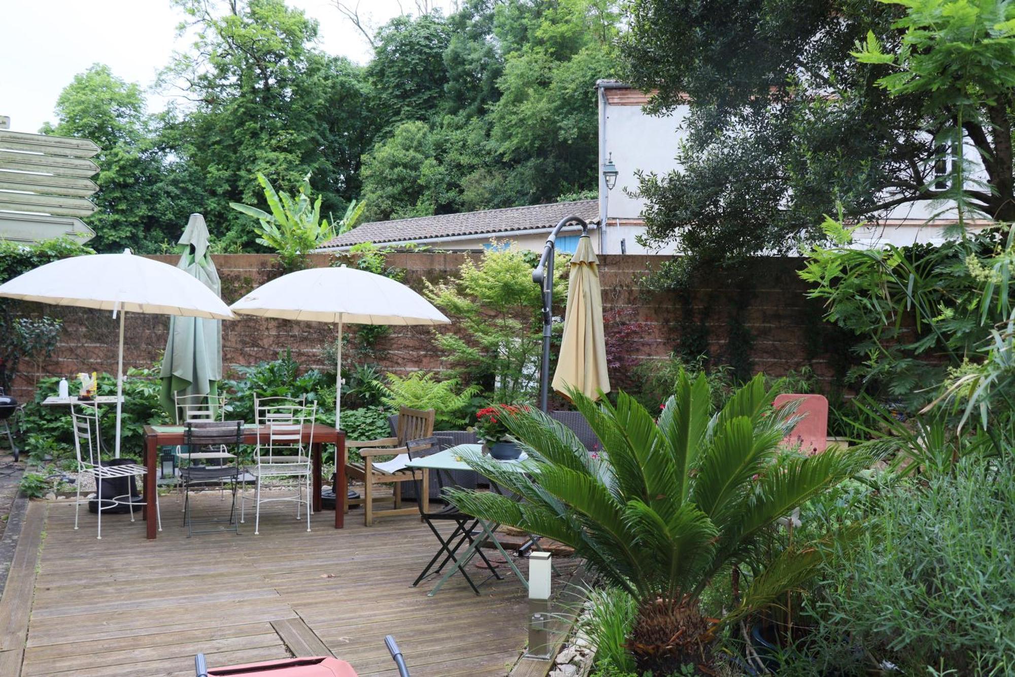 Au Jardin Moissac Exterior foto